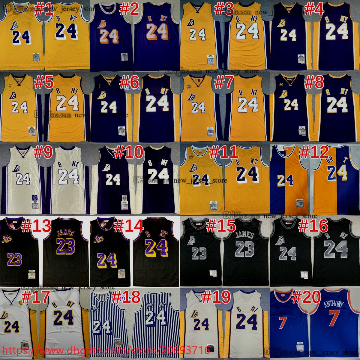 My collection of NBA jerseys from DHgate. Bought in the last few