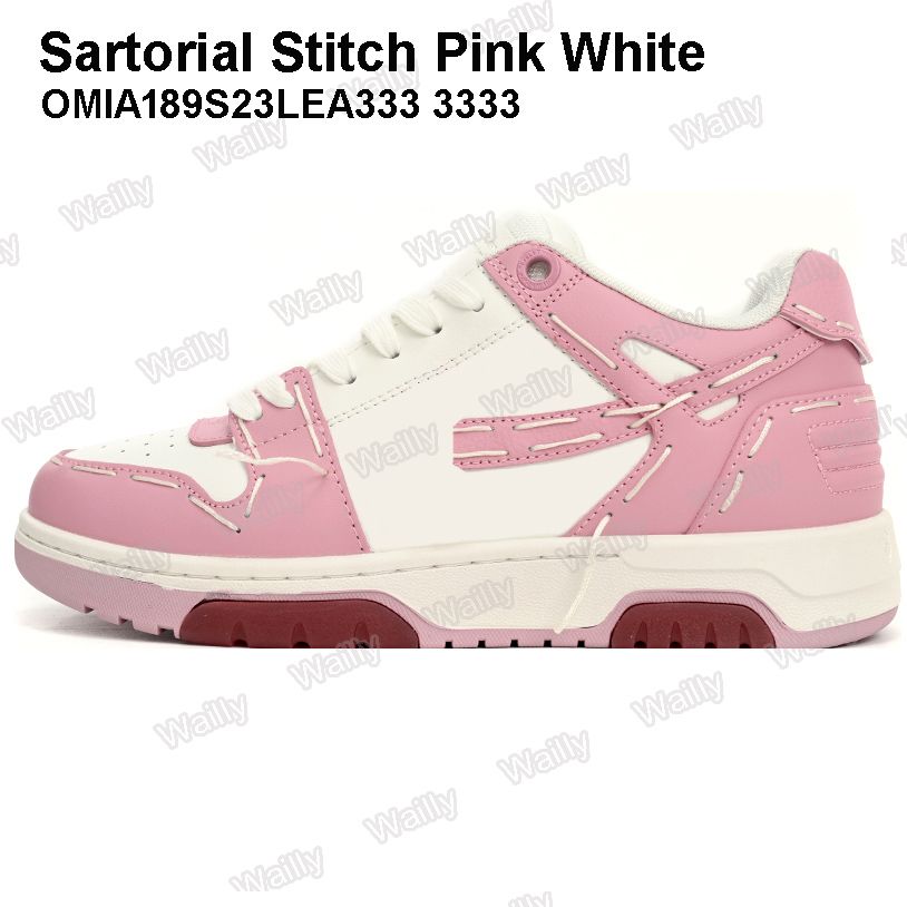 Sartorial Stitch Pink White