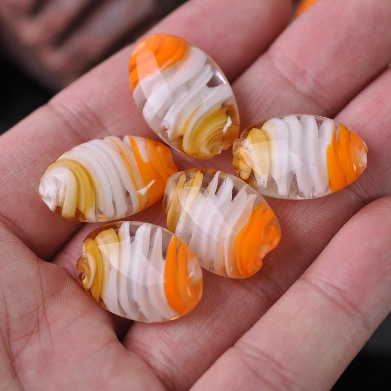 Orange China 24x15mm- 5pcs