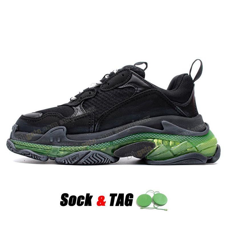 T12 36-45 Clear Sole Black Yellow Fluo