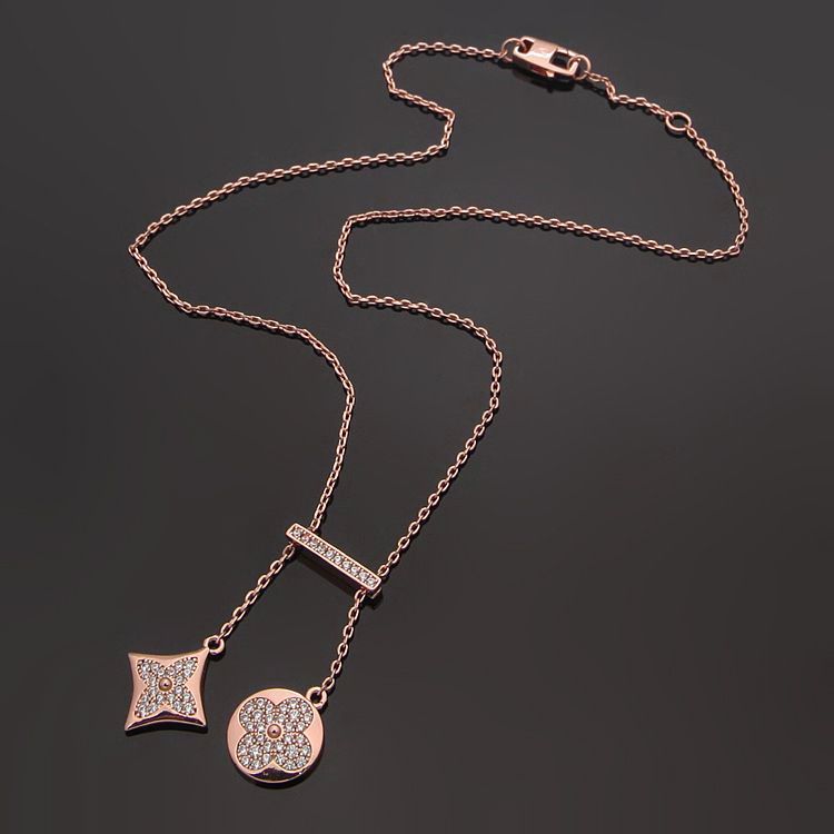 02-40 rose gold neckalce