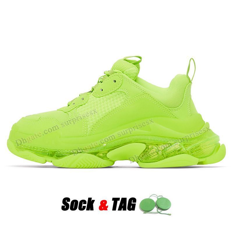 T51 36-45 Clear Sole Neon