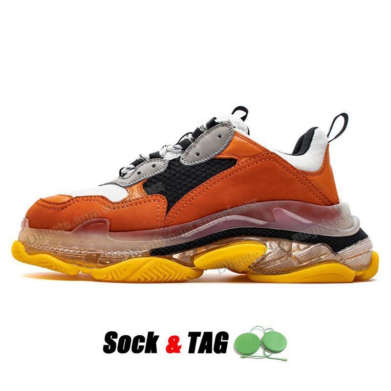 T18 36-45 Clear Sole Orange Black