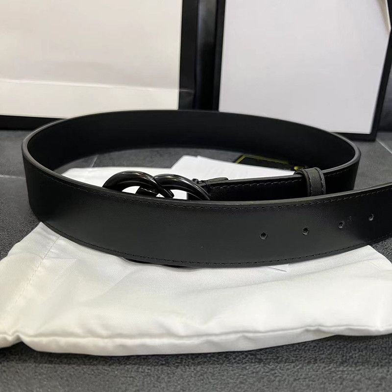 Classic Unisex Designer Belts With Smooth Buckle Width Options Of 2.0cm To  3.8cm Comes With Box From Fashionbelt88, $6.76