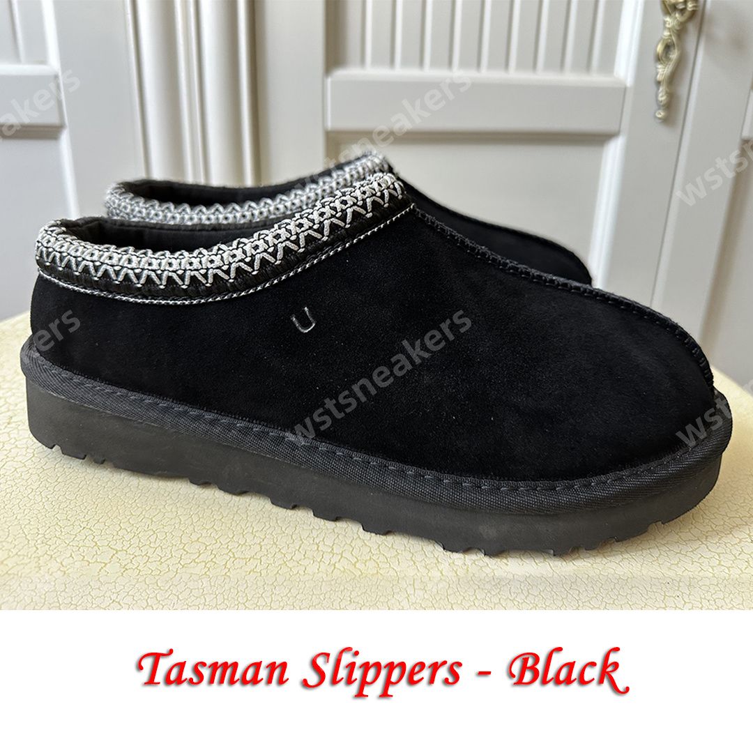 Tasman-Slipper – schwarz