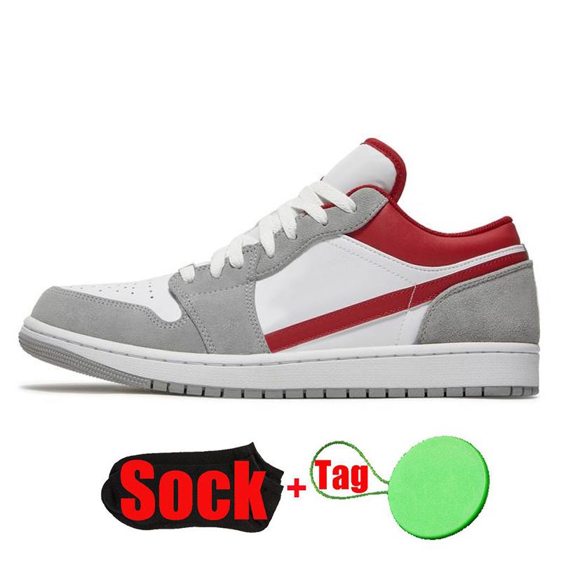 A16 Light Smoke Grey Gym Red 36-46