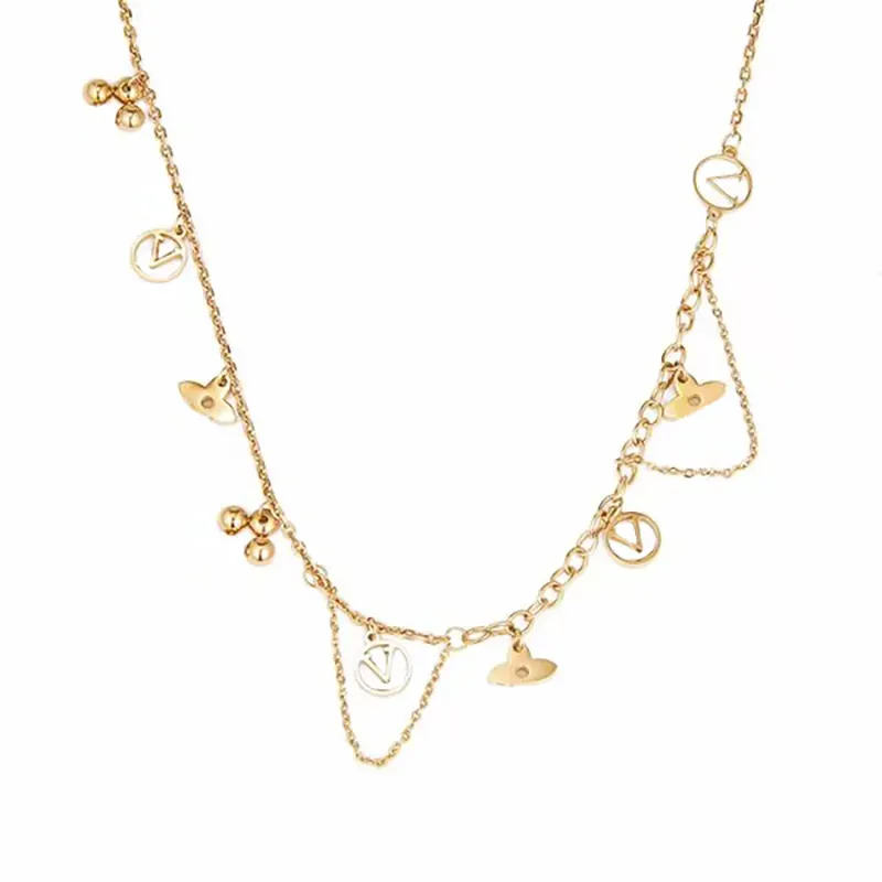 Gold necklace-no box