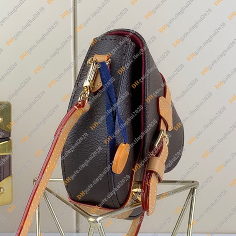 Ladies Fashion Casual Designe Luxury MICRO CHANTILLY Bag Saddle