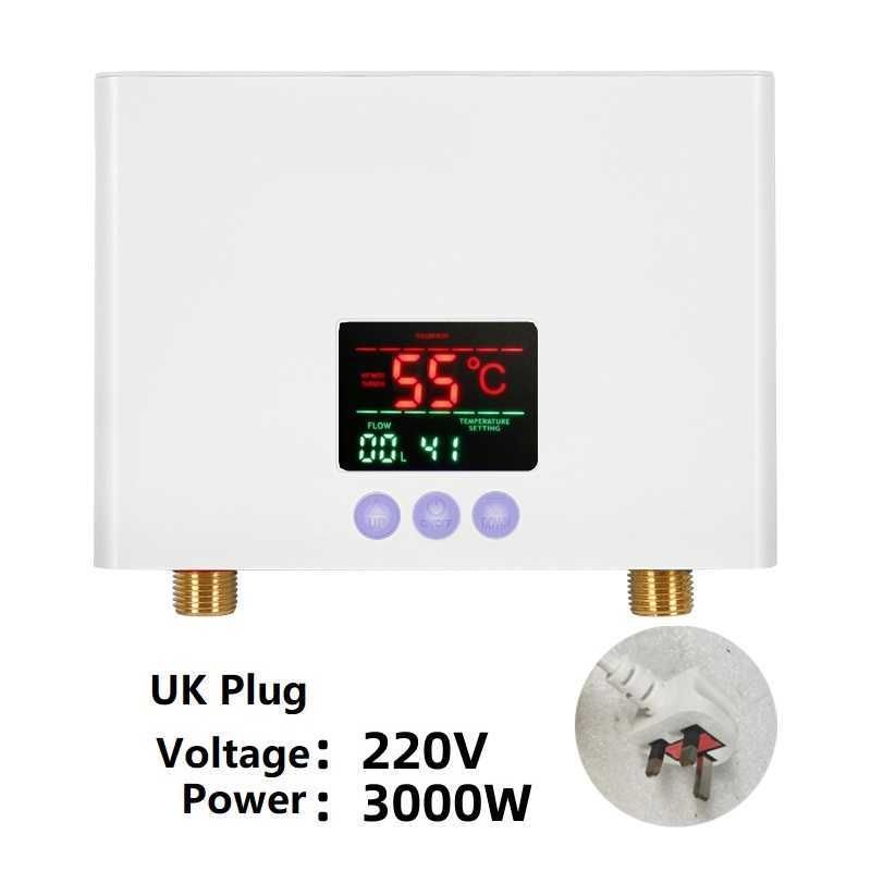 White-UK-Plug-AC220