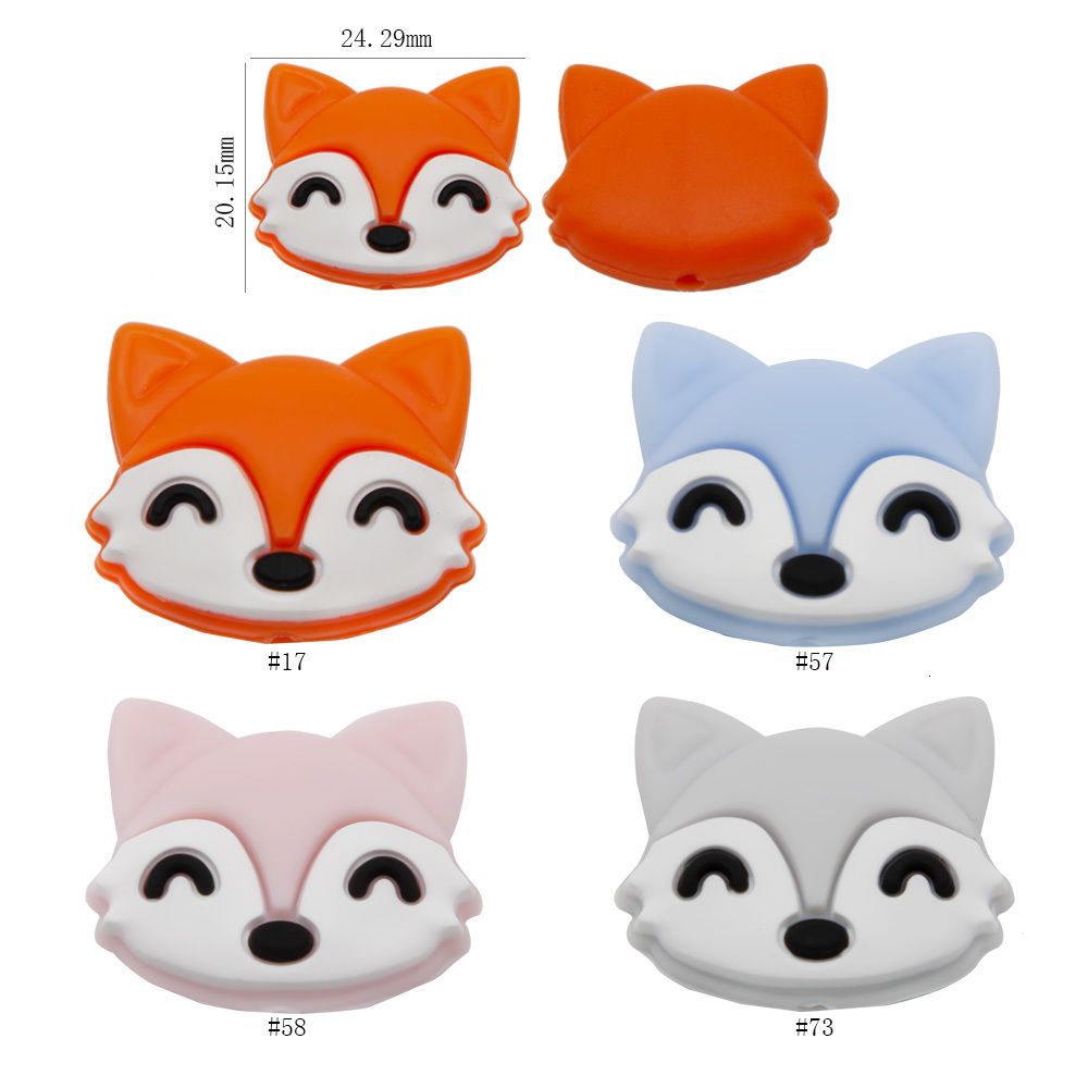 fox head 10pcs