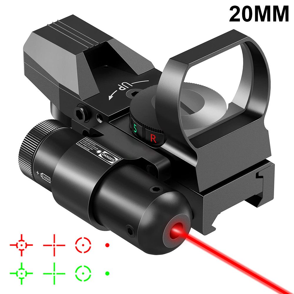 20mm W/red Laser