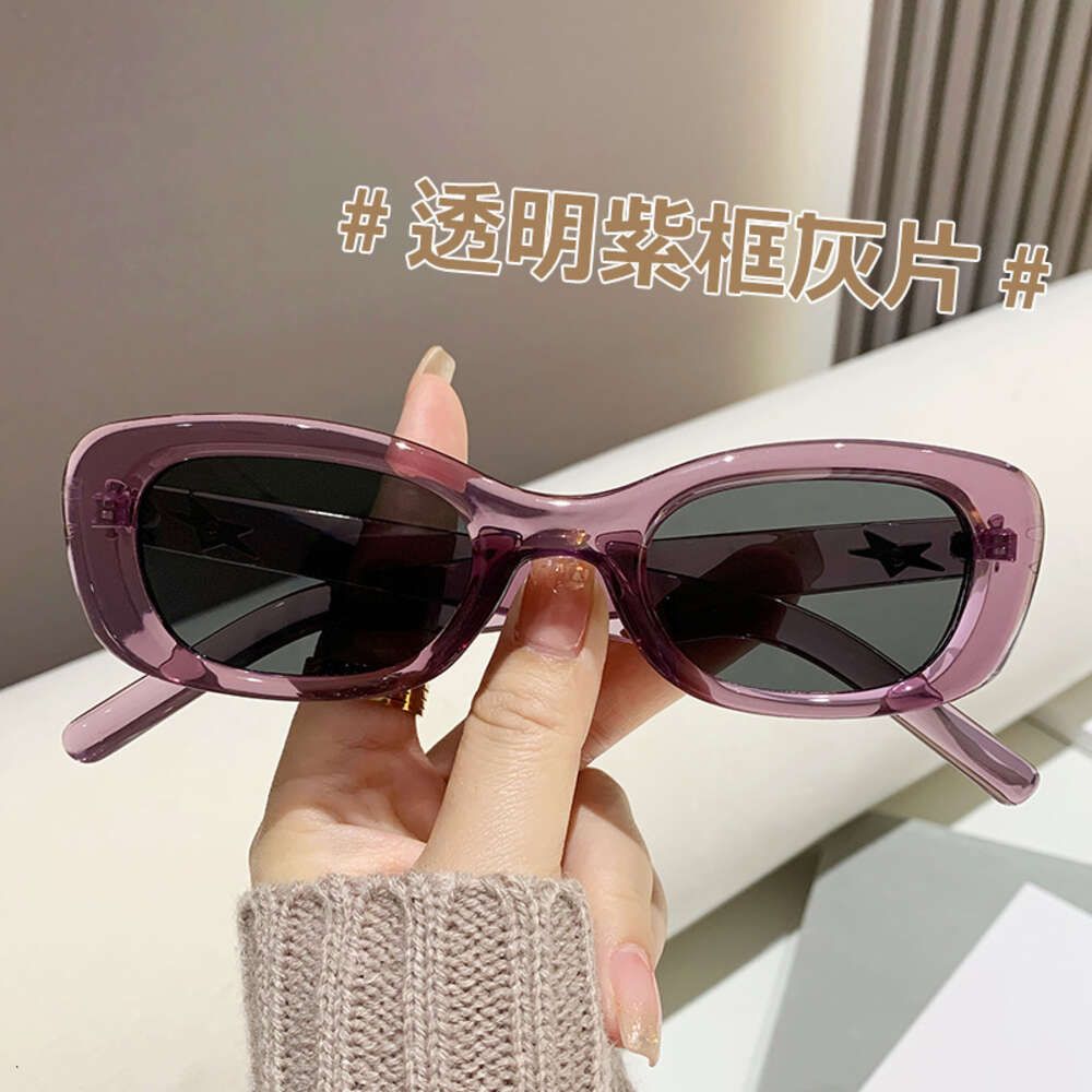 Frame violet transparent puce grise