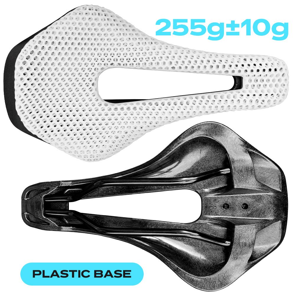 White Plastic Saddle