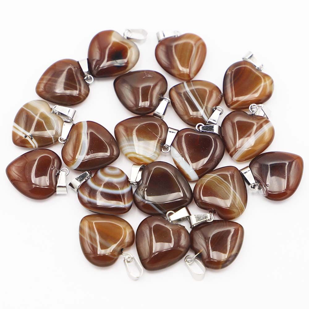 Agate de bande brune