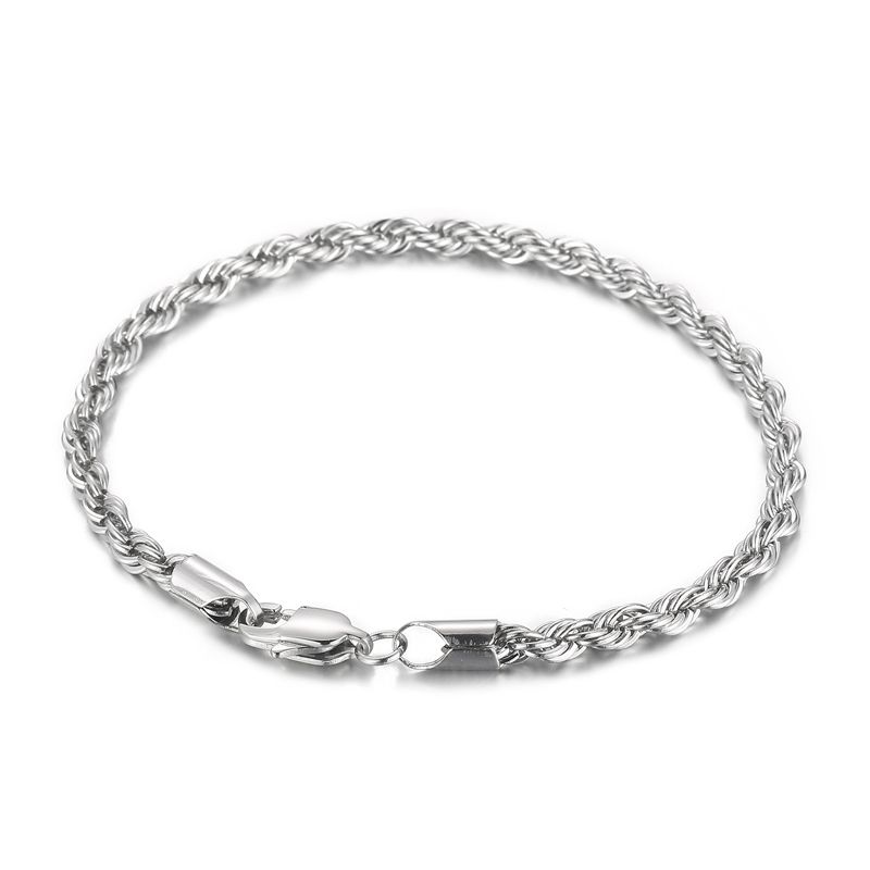 4mm silver 18cm