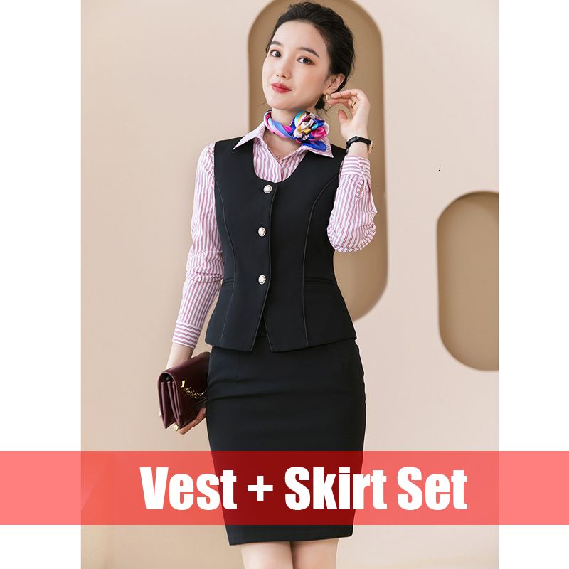 vest and skirt set