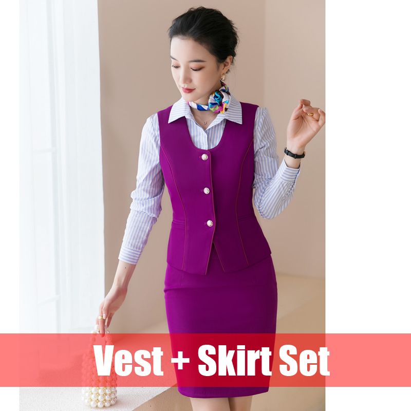 vest and skirt set