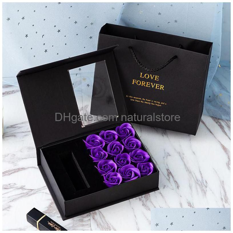 Window Jewelry Box-Purple Flower