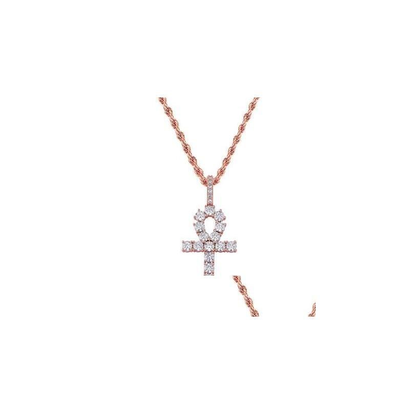 Rose Ankh Cross