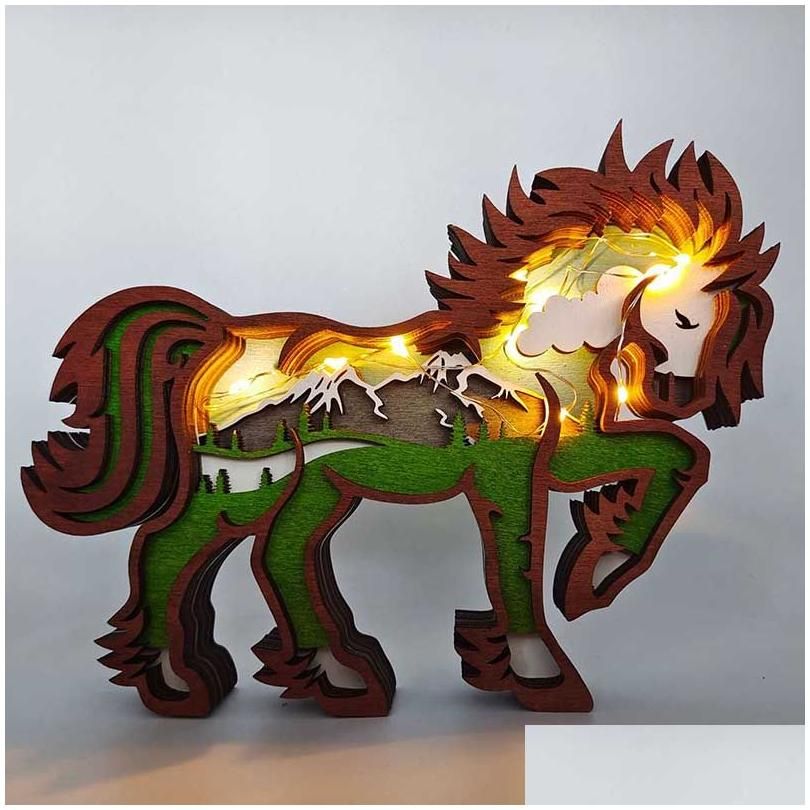 Cheval avec lumière