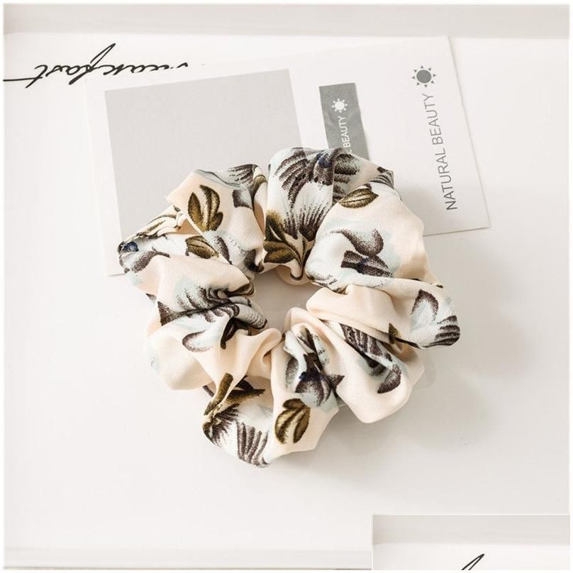 BEIGE Scrunchie Rozmiar pasuje do wszystkich