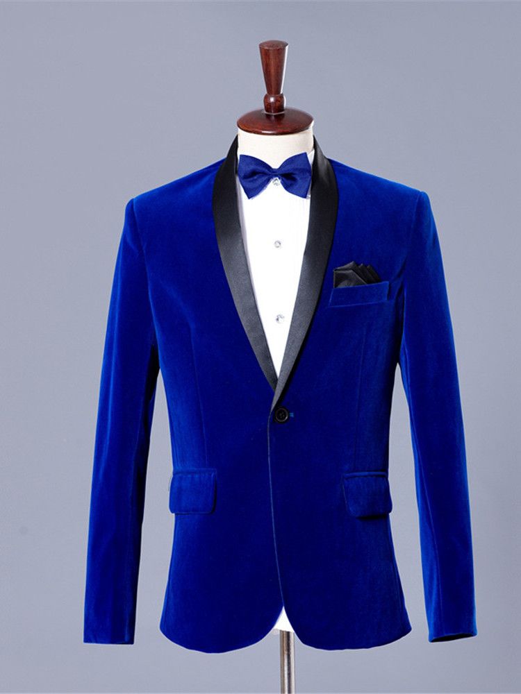 Blauwe blazer