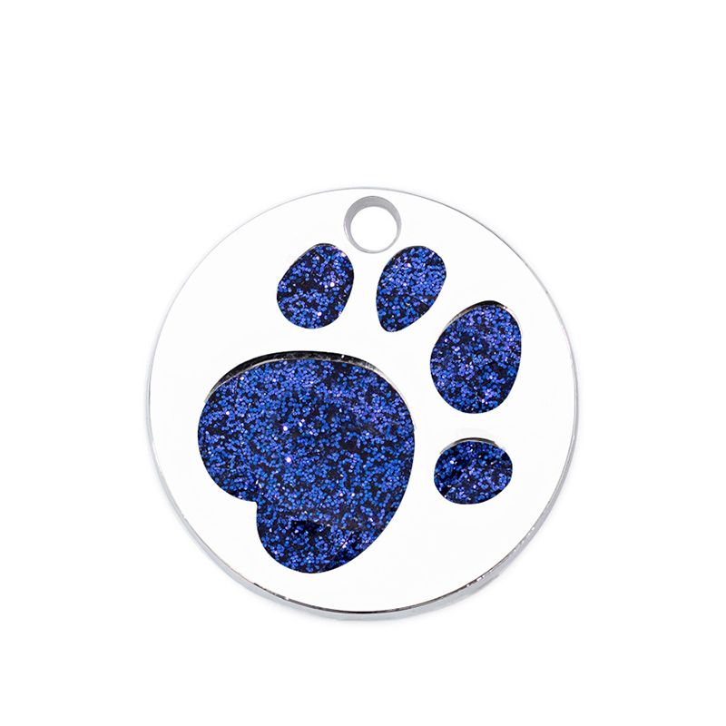 Blue dog tag