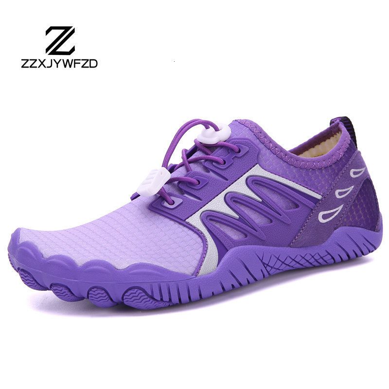 purple wading shoe