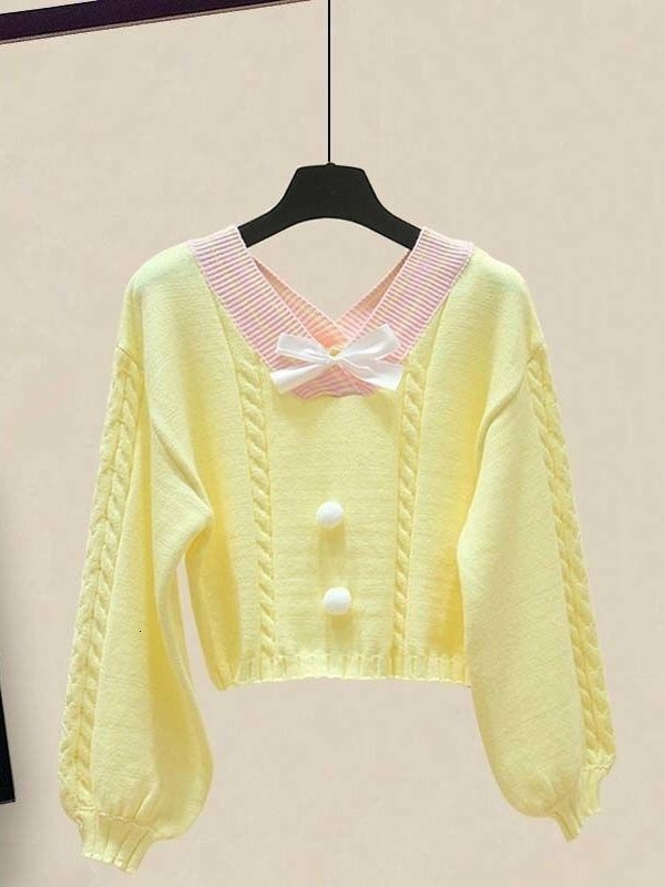 2902黄色のセーター