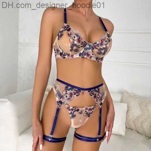 Ensembles de soutien-gorge sexy bleu