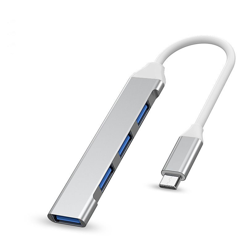 Серебристый порт типа C USB2.0*4