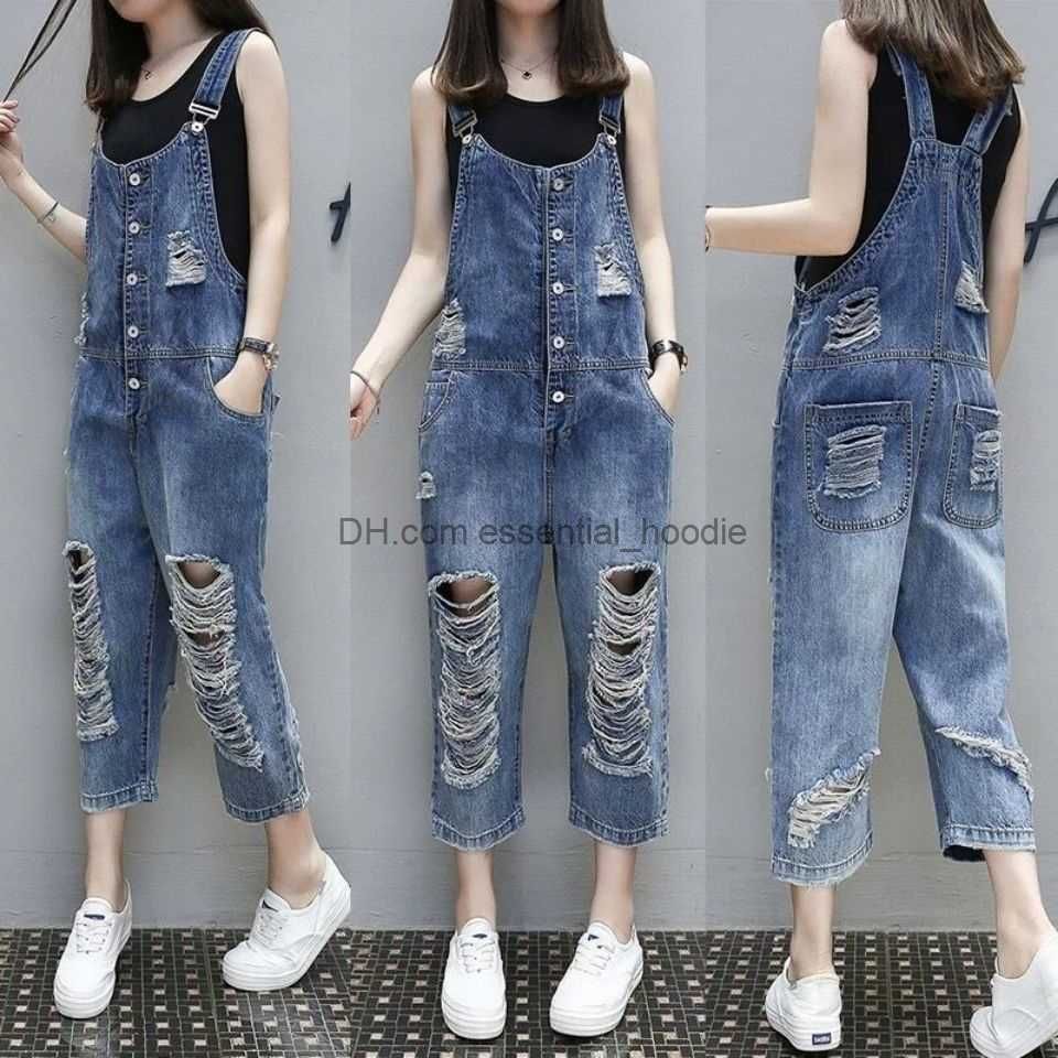 Denim Blue Overalls