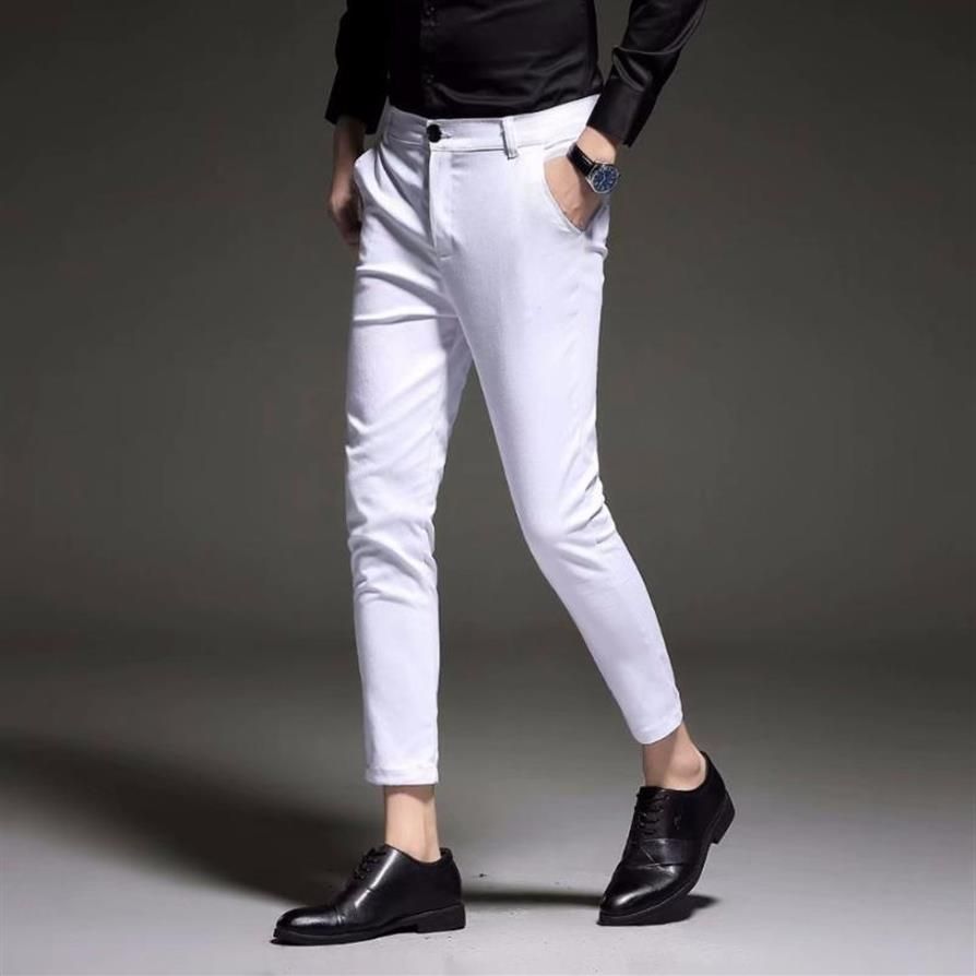 Pantalones de vestir al tobillo hombre sales
