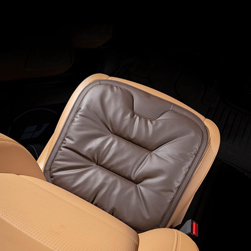 Almofada de assento marrom-único