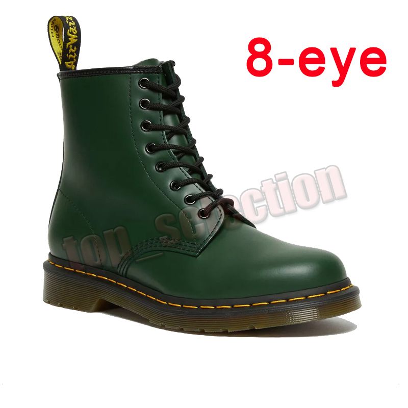 1460 Pelle Liscia Verde 35-45