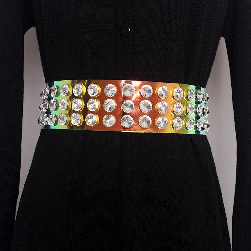 strass belt neon