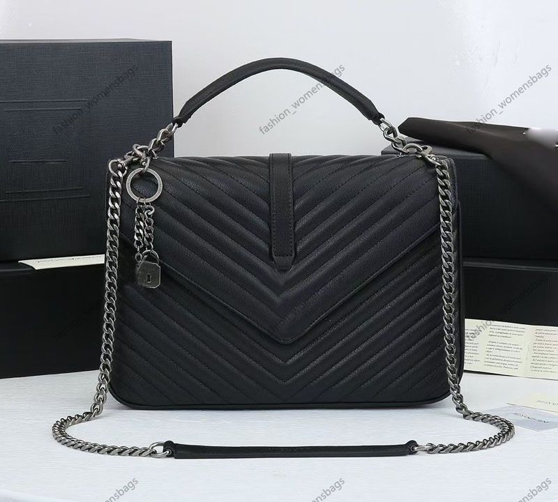 COLLEGE32CM nero argento