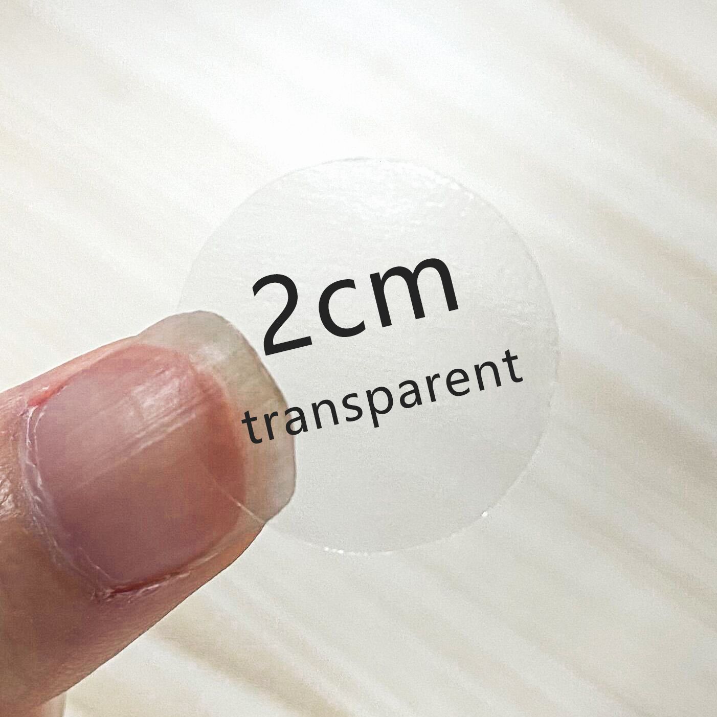 2cm transparentes