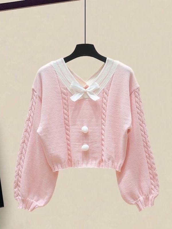 2902ピンクのセーター