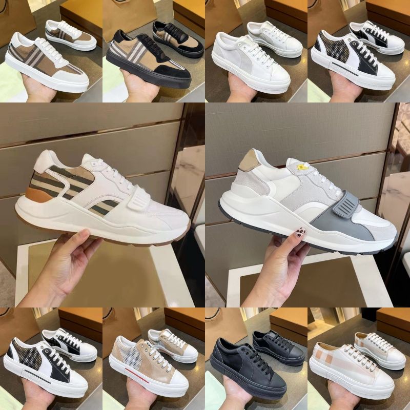 Designer Check Beige Sneakers For Men And Women Classic, 49% OFF