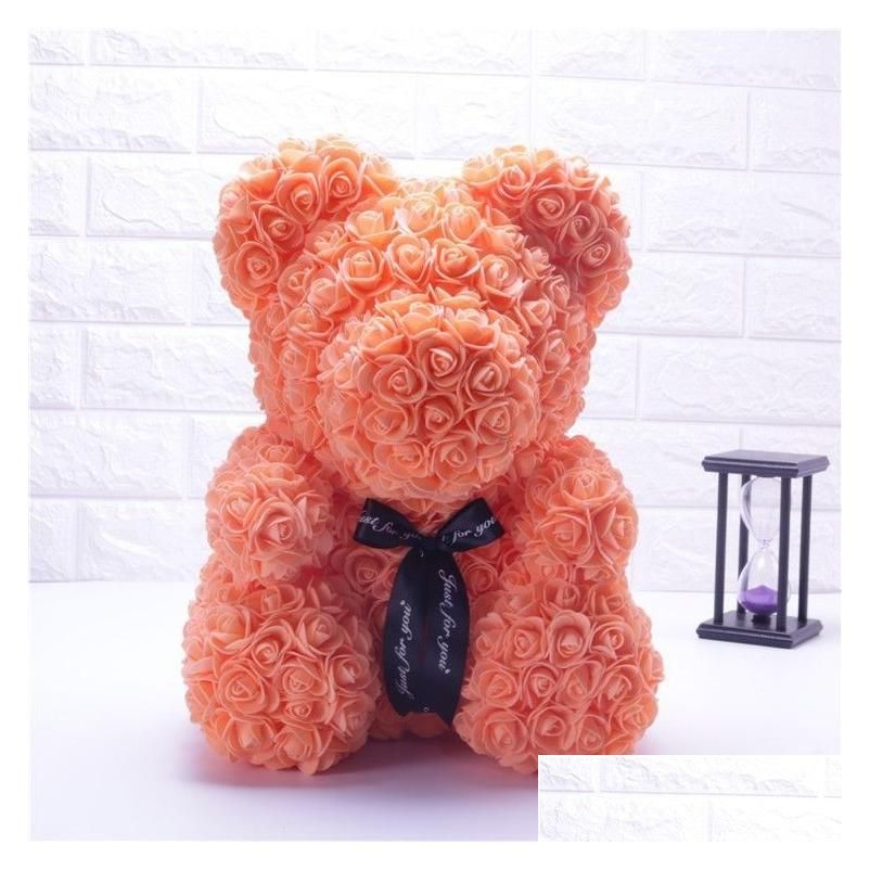 Orso arancione da 25 cm