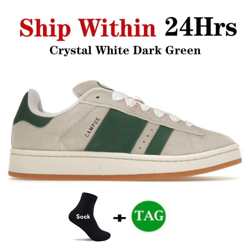 20 Crystal White Dark Green