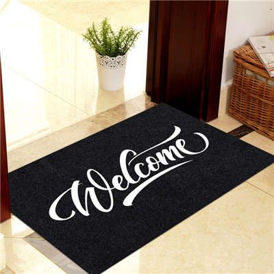 Welcome Black-40cm x 60cm