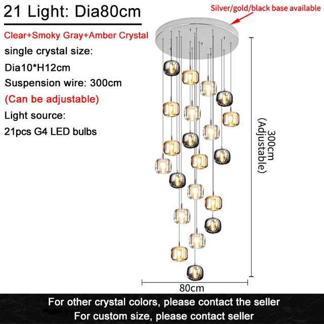 P80cm 21 luci