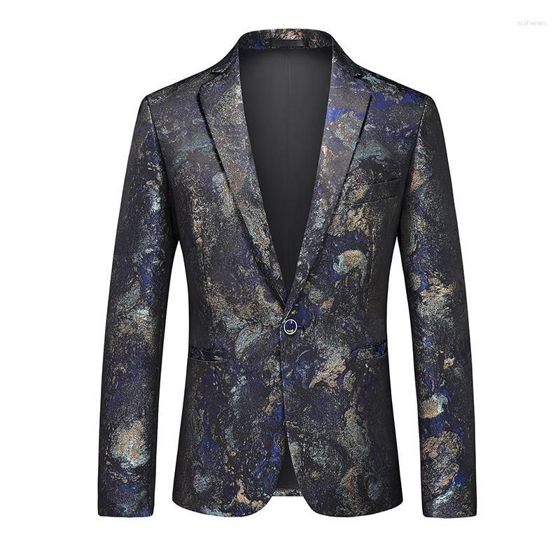 Blue Suit Jacket Men