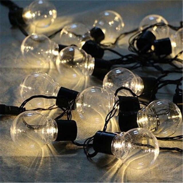 Transparent-warm-3m 10led-eu Plug