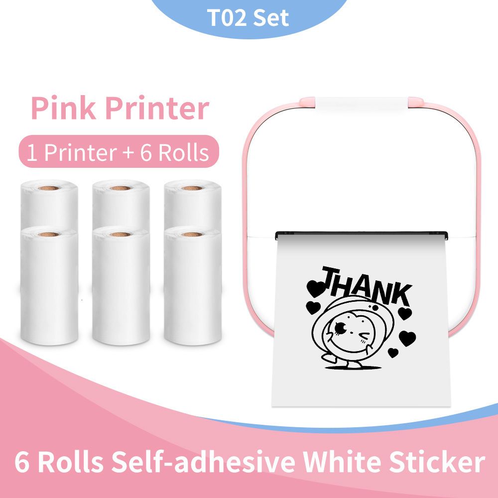 Pink-6Rolls لاصق