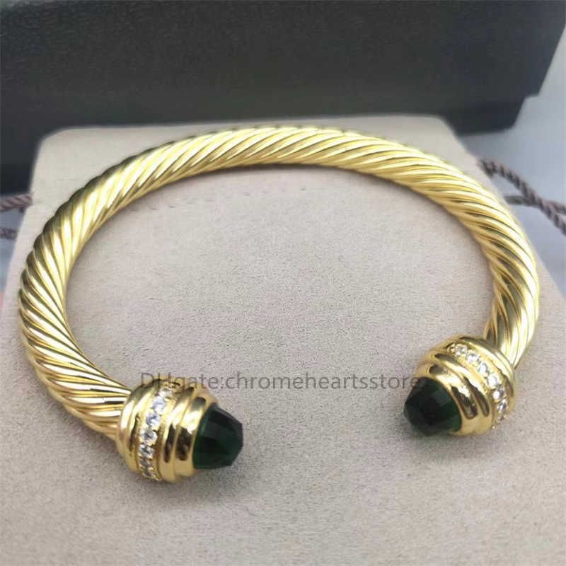 7mm Gold Green-مع الشعار