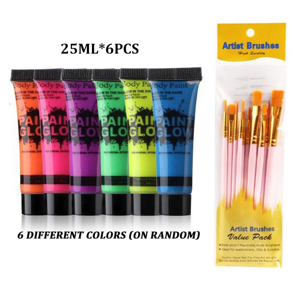 25mlx6pc brush set