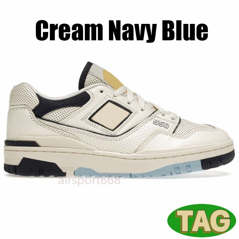 19 Cream Navy Blue